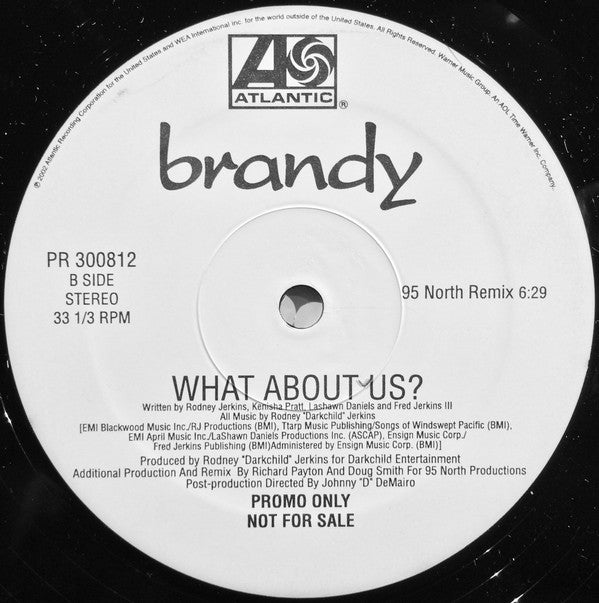 Brandy (2) : What About Us (2x12", Promo)