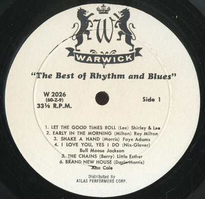 Various : The Best Of Rhythm And Blues (LP, Comp)