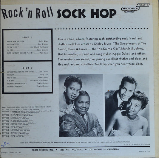 Various : Rock' N Roll Sock Hop (LP, Comp)
