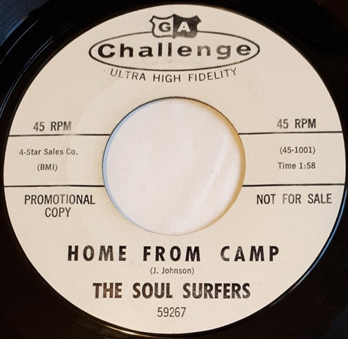 The Soul Surfers / The Delicates : Home From Camp / I Want To Get Married (7", Single, Promo, Styrene)