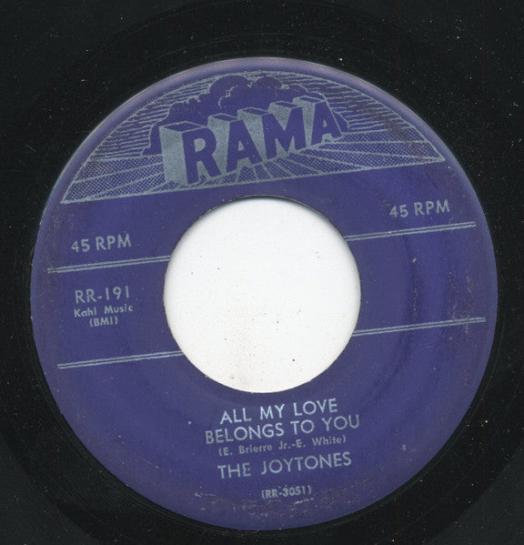 The Joytones : All My Love Belongs To You (7")