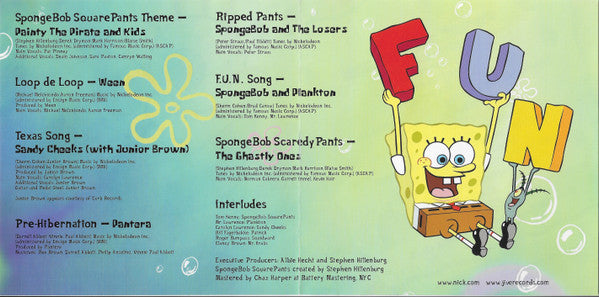 Various : SpongeBob SquarePants™ Original Theme Highlights (CD, EP, Comp)