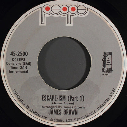 James Brown : Escape-ism (7", Gre)