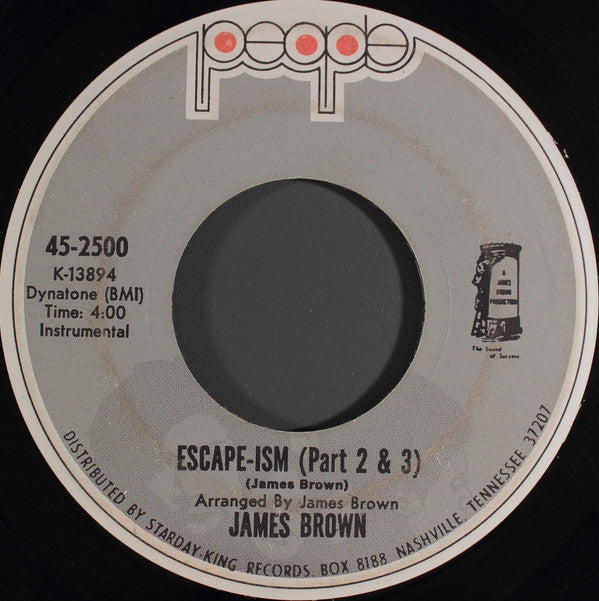 James Brown : Escape-ism (7", Gre)
