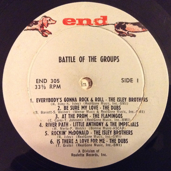Various : Battle Of The Groups (LP, Comp, Mono, RP)