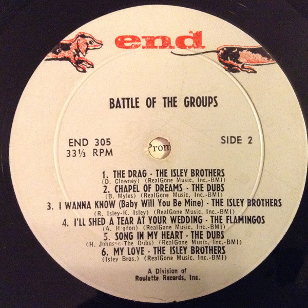 Various : Battle Of The Groups (LP, Comp, Mono, RP)