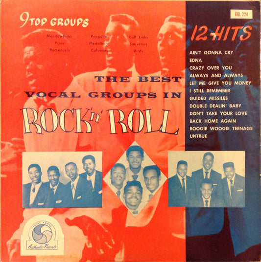 Various : The Best Vocal Groups In Rock 'N' Roll (LP, Comp, RE)