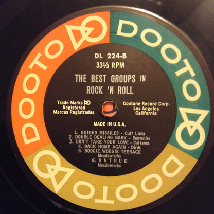 Various : The Best Vocal Groups In Rock 'N' Roll (LP, Comp, RE)
