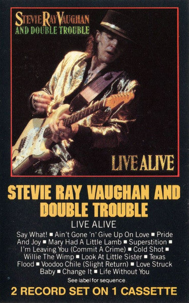 Stevie Ray Vaughan & Double Trouble : Live Alive (Cass, Album, Dol)