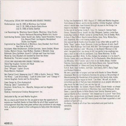 Stevie Ray Vaughan & Double Trouble : Live Alive (Cass, Album, Dol)