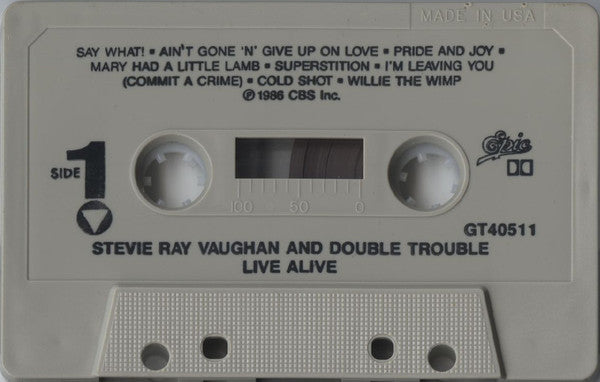 Stevie Ray Vaughan & Double Trouble : Live Alive (Cass, Album, Dol)
