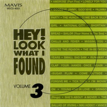 Various :  Hey ! Look What I Found Volume 3 (CD, Comp)