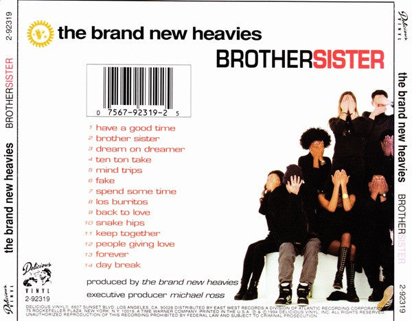 The Brand New Heavies : Brother Sister (CD, Album, SRC)