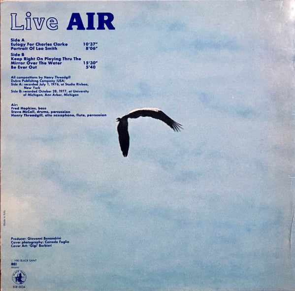 Air (4) : Live Air (LP, Album)