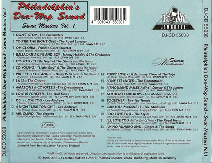 Various : Philadelphia's Doo-Wop Sound - Swan Masters Volume 1  (CD, Comp)