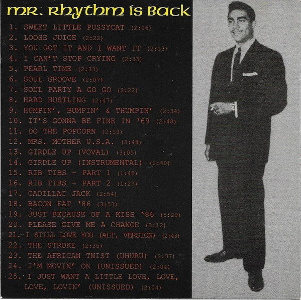 Andre Williams (2) : Mr. Rhythm Ís Back (CD, Comp)