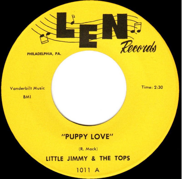 Little Jimmy And The Tops : Puppy Love / Say You Love Me (7", Single)