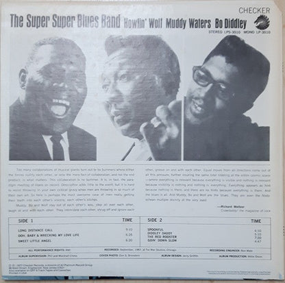 Howlin' Wolf, Muddy Waters, Bo Diddley : The Super Super Blues Band (LP, Album, RE)