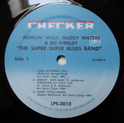 Howlin' Wolf, Muddy Waters, Bo Diddley : The Super Super Blues Band (LP, Album, RE)