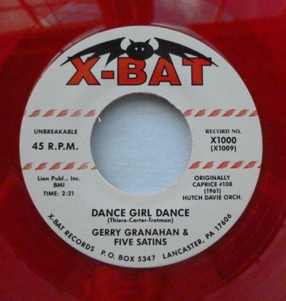 The Five Satins / Gerry Granahan & The Five Satins : When The Swallows Come Back To Capistrano (7", Comp, Red)