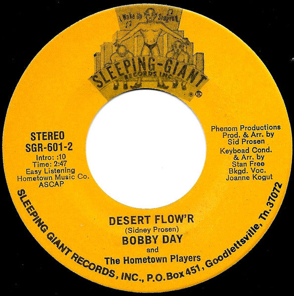 Bobby Day (3) : Her Wheels Broke Down (7")