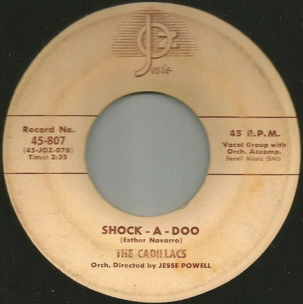 The Cadillacs : Shock-A-Doo / Rudolph The Red-Nosed Reindeer (7")