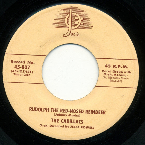 The Cadillacs : Shock-A-Doo / Rudolph The Red-Nosed Reindeer (7")