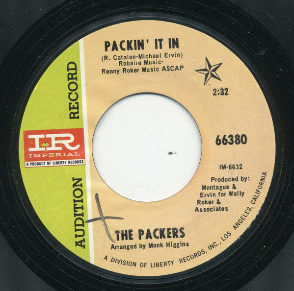 The Packers : Packin' It In (7", Single, Promo, Styrene)