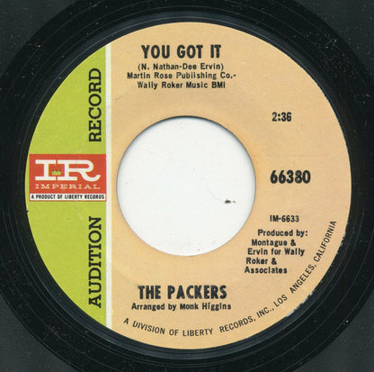 The Packers : Packin' It In (7", Single, Promo, Styrene)