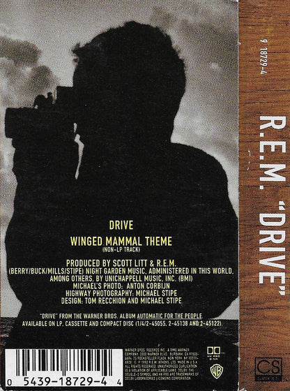 R.E.M. : Drive (Cass, Single, Yel)