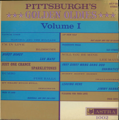 Various : Pittsburgh's Golden Oldies Volume 1 (LP, Comp, Unofficial, Gre)
