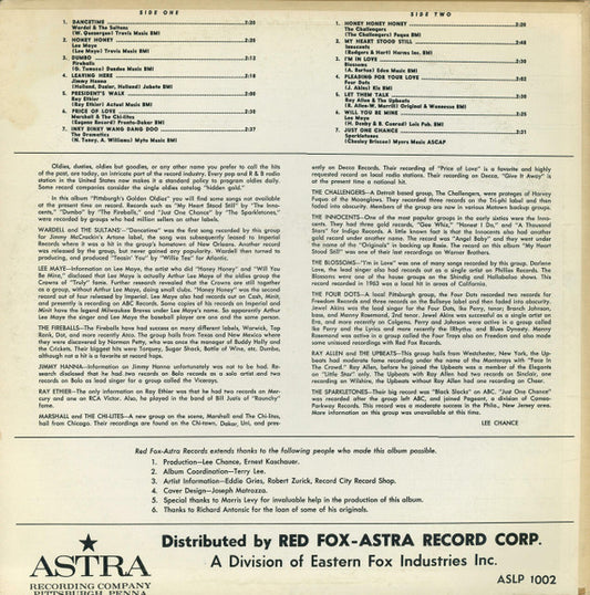 Various : Pittsburgh's Golden Oldies Volume 1 (LP, Comp, Unofficial, Gre)