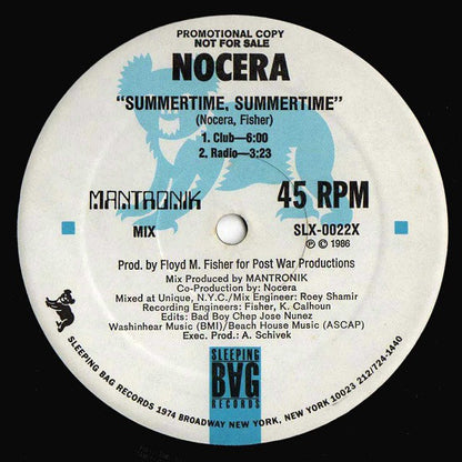 Nocera : Summertime, Summertime (12", Promo)