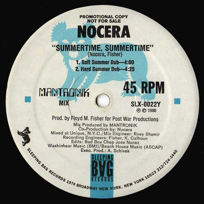 Nocera : Summertime, Summertime (12", Promo)