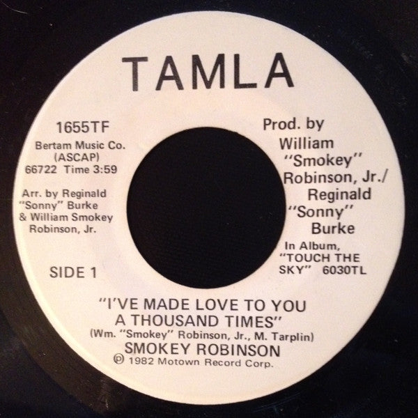 Smokey Robinson : I've Made Love To You A Thousand Times (7", Single, Promo)
