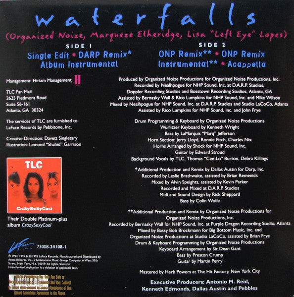 TLC : Waterfalls (12")