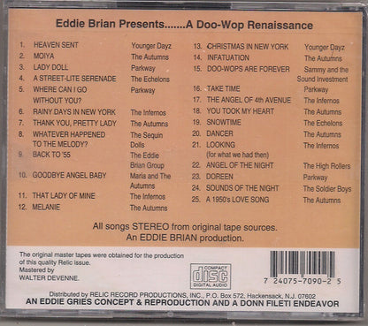 Various : Eddie Brian Presents A Doo-Wop Renaissance (CD, Comp)