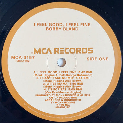 Bobby Bland : I Feel Good, I Feel Fine (LP, Album)