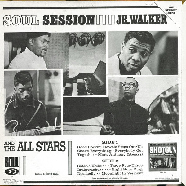 Junior Walker & The All Stars : Soul Session (LP, Album, Mono, Hol)