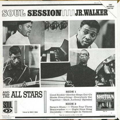 Junior Walker & The All Stars : Soul Session (LP, Album, Mono, Hol)
