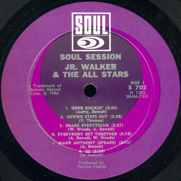 Junior Walker & The All Stars : Soul Session (LP, Album, Mono, Hol)