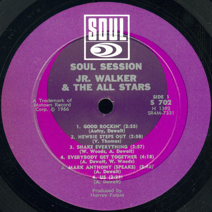 Junior Walker & The All Stars : Soul Session (LP, Album, Mono, Hol)