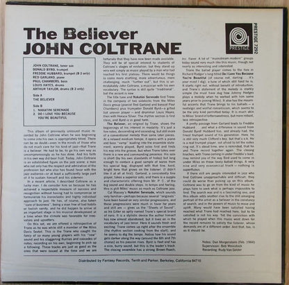 John Coltrane : The Believer (LP, Album, Mono, RE)