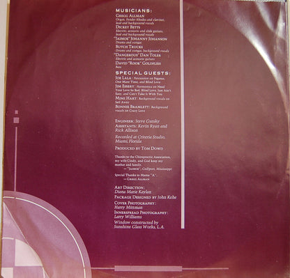 The Allman Brothers Band : Enlightened Rogues (LP, Album, M/Print, Gat)