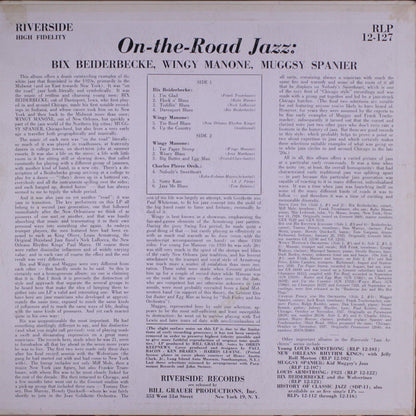 Bix Beiderbecke, Wingy Manone, Muggsy Spanier : On-the-Road Jazz (LP, Comp)