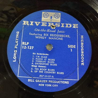 Bix Beiderbecke, Wingy Manone, Muggsy Spanier : On-the-Road Jazz (LP, Comp)