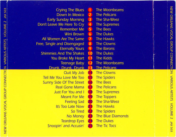 Various : New Orleans Vocal Group Connection Vol. 2 (CD, Comp)