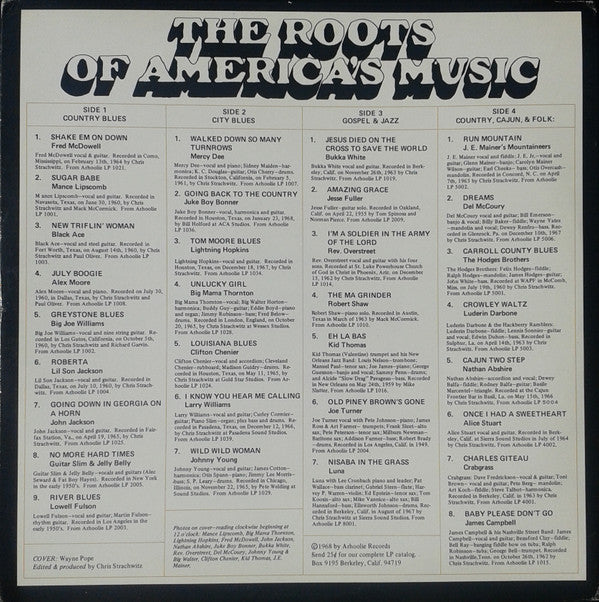 Various : The Roots Of America's Music (2xLP, Comp)