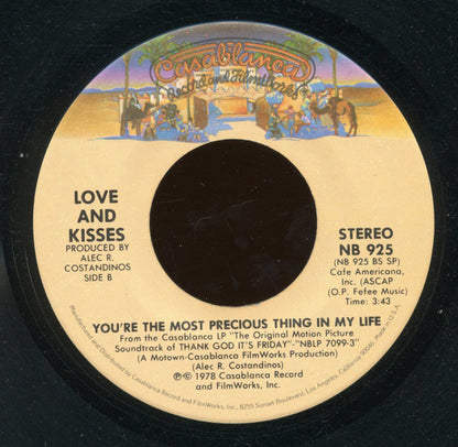 Love & Kisses : Thank God It's Friday (7", Single, SP )