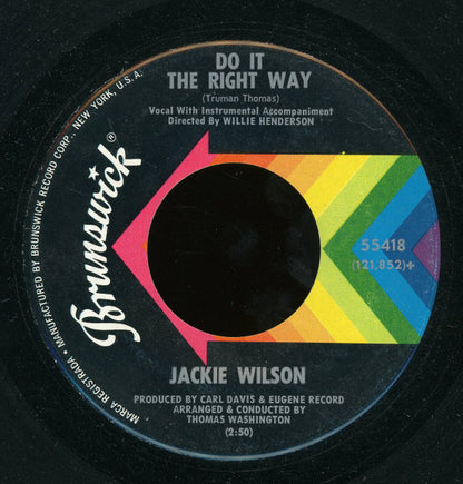 Jackie Wilson : Helpless / Do It The Right Way (7", Single, Glo)